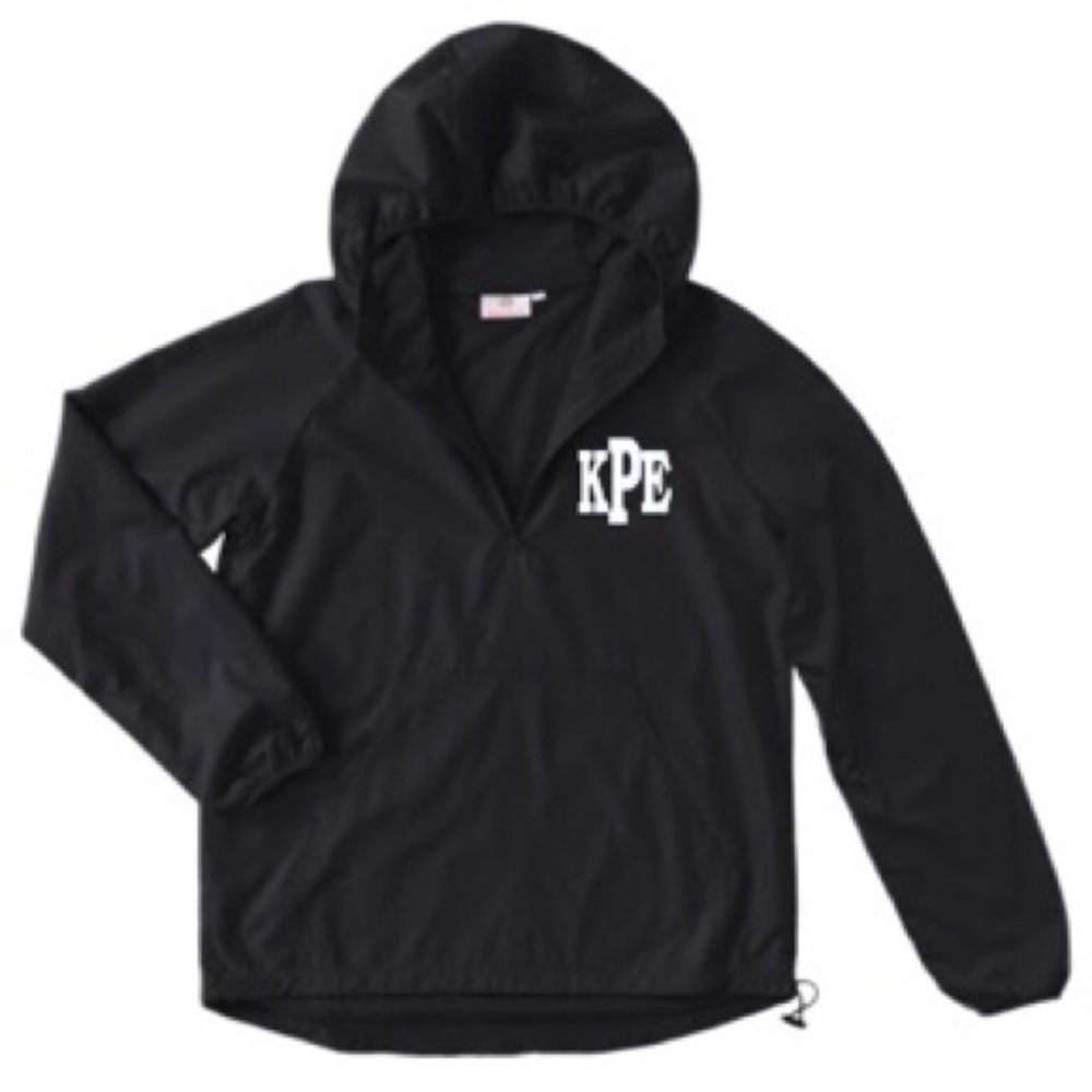 NWT Marley Lilly Monogrammed Pullover Rain Jacket